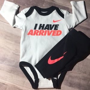 i have arrived nike baby outfit